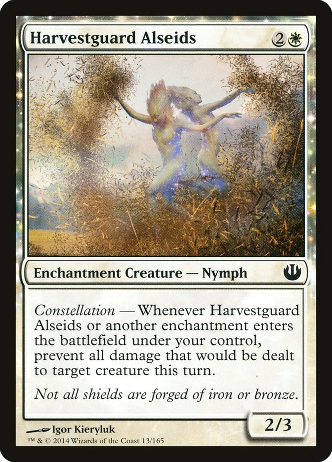 MTG Card Title: Harvestguard Alseids JOU/13
