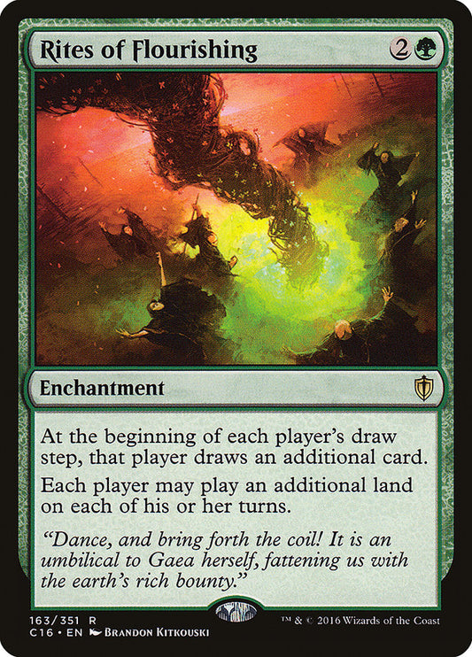 MTG Card Title: Rites of Flourishing C16/163