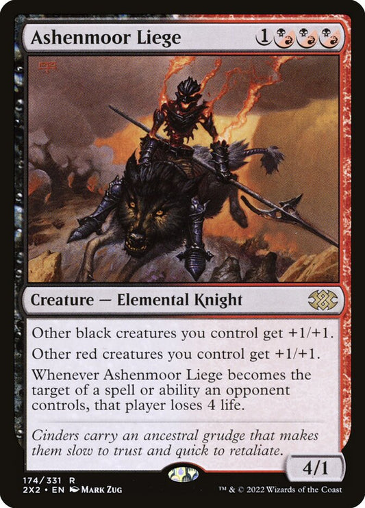 MTG Card Title: Ashenmoor Liege 2X2/174