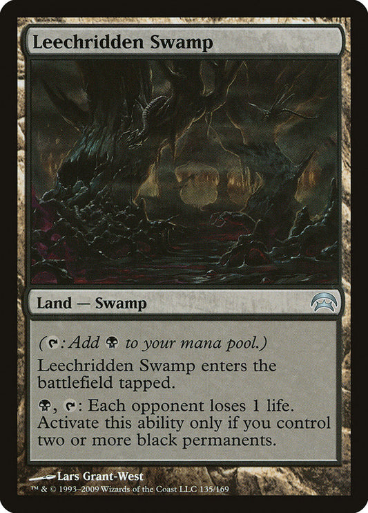 MTG Card Title: Leechridden Swamp HOP/135
