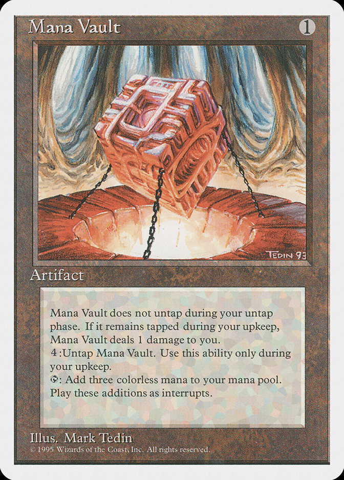 MTG Card Title: Mana Vault 4ED/334