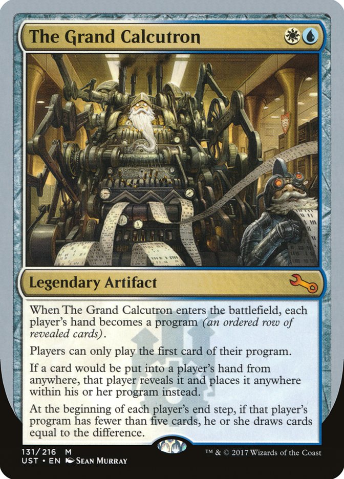 MTG Card Title: The Grand Calcutron UST/131