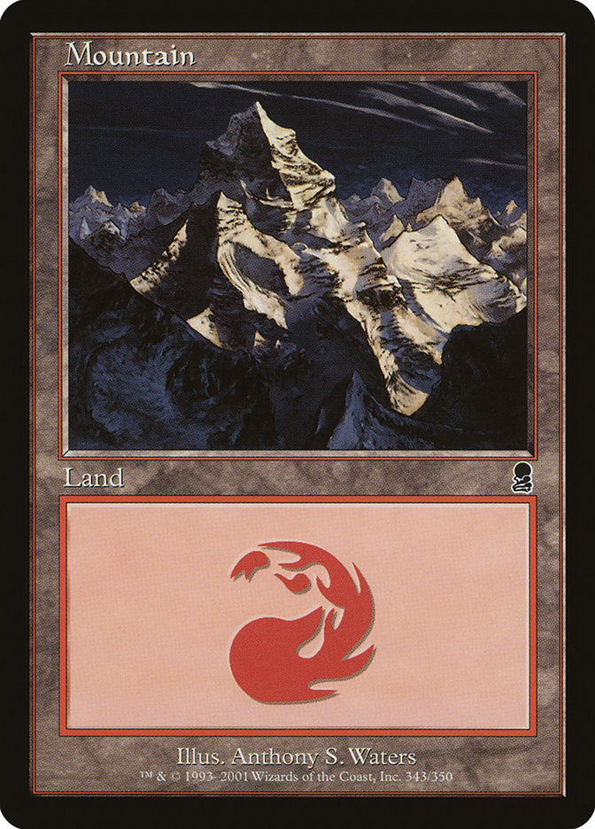 MTG Card Title: Mountain ODY/343
