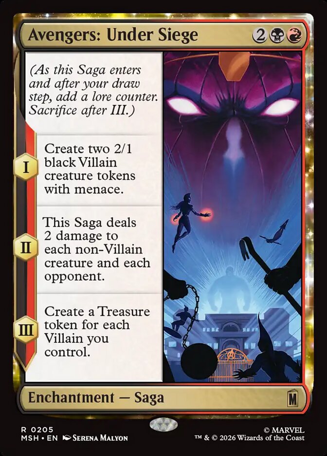 MTG Card Title: Avengers: Under Siege MSH/205