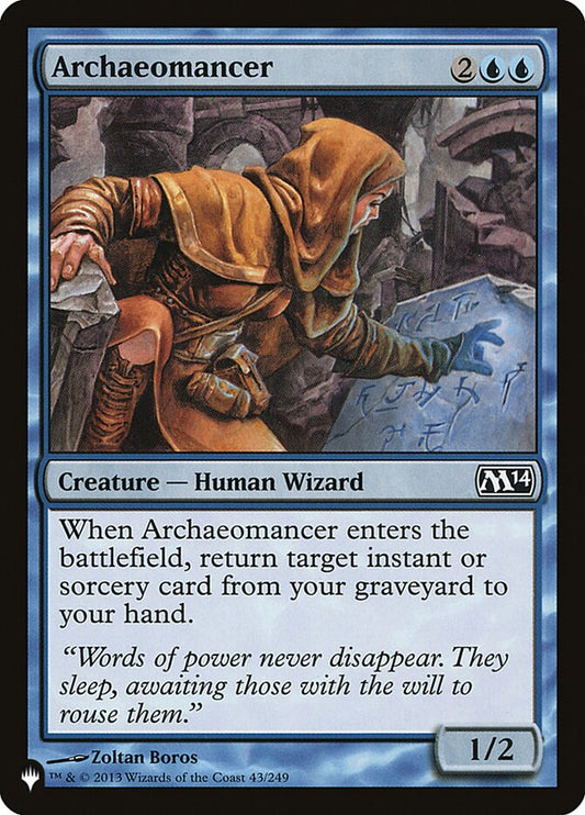 MTG Card Title: Archaeomancer PLST/M14-43
