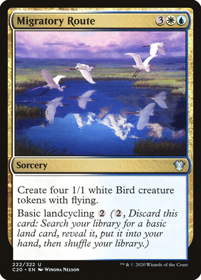 MTG Card Title: Migratory Route C20/222