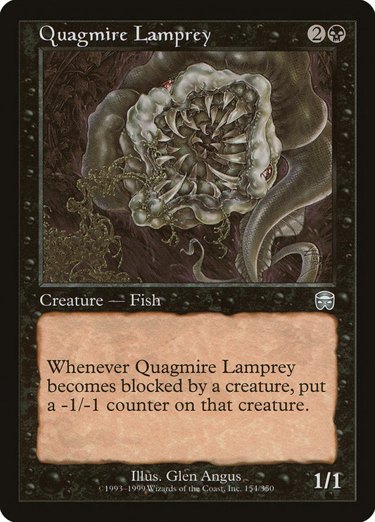 MTG Card Title: Quagmire Lamprey MMQ/154