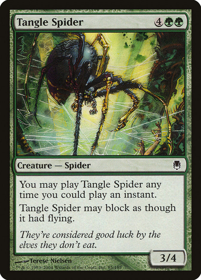 MTG Card Title: Tangle Spider DST/85