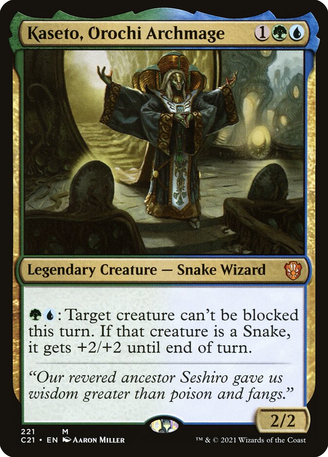 MTG Card Title: Kaseto, Orochi Archmage C21/221