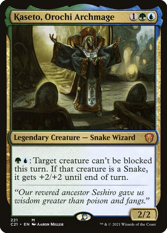 MTG Card Title: Kaseto, Orochi Archmage C21/221