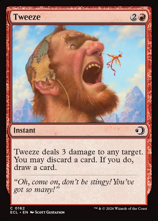 MTG Card Title: Tweeze ECL/162