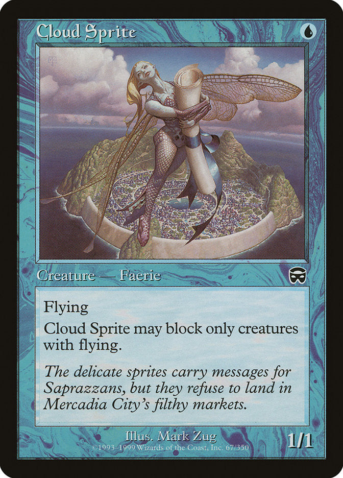 MTG Card Title: Cloud Sprite MMQ/67