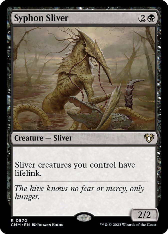 MTG Card Title: Syphon Sliver CMM/870