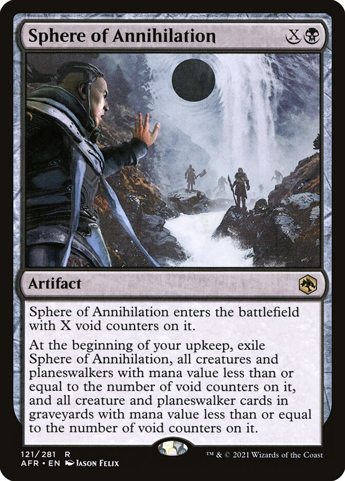 MTG Card Title: Sphere of Annihilation AFR/121