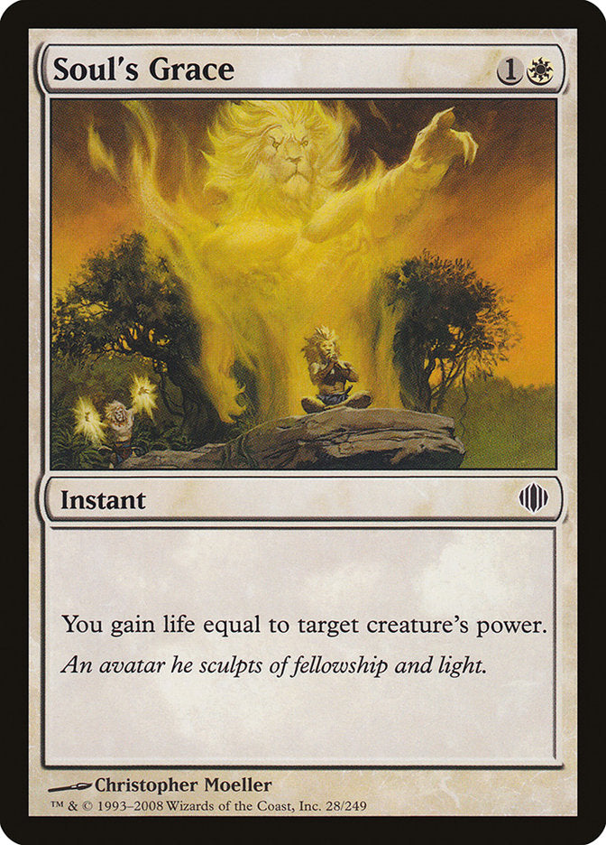 MTG Card Title: Soul's Grace ALA/28