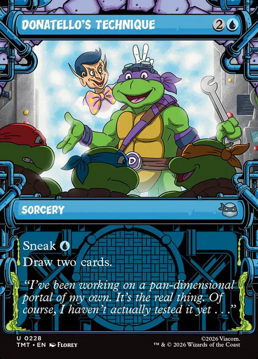 MTG Card Title: Donatello's Technique TMT/228