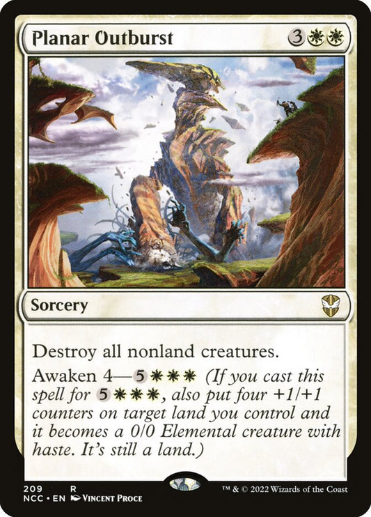 MTG Card Title: Planar Outburst NCC/209