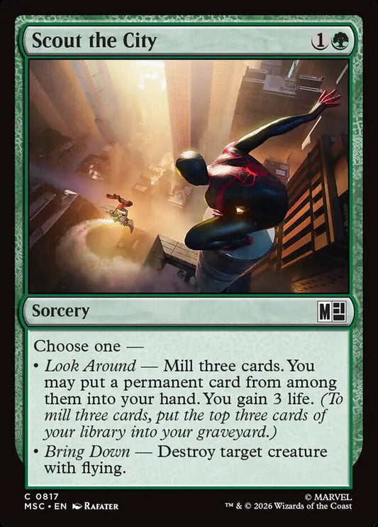 MTG Card Title: Scout the City MSC/817