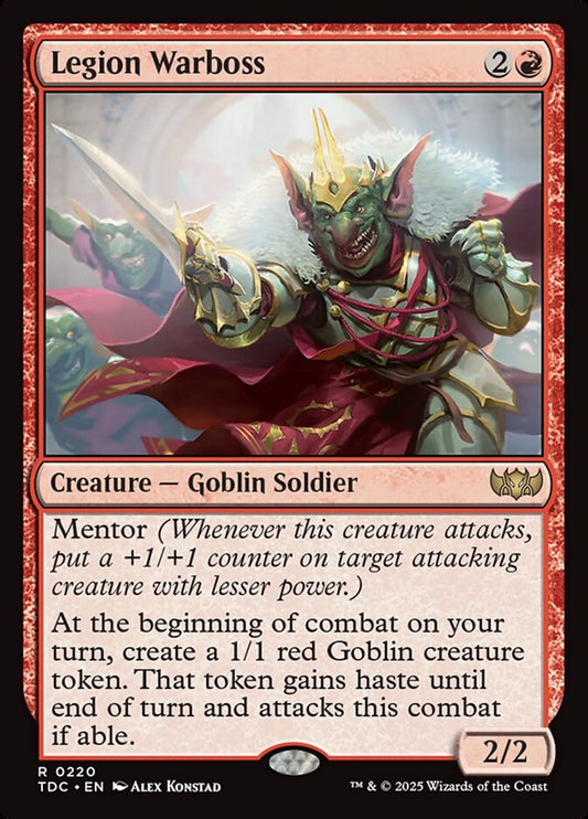 MTG Card Title: Legion Warboss TDC/220