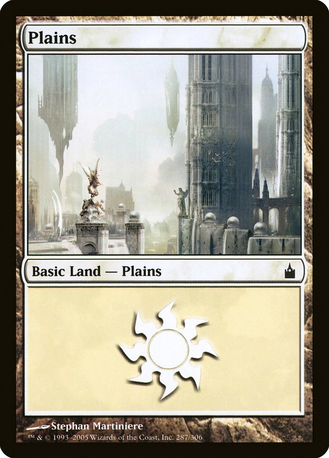 MTG Card Title: Plains RAV/287