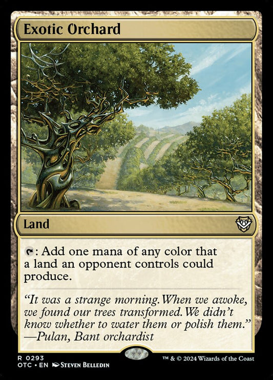 MTG Card Title: Exotic Orchard OTC/293