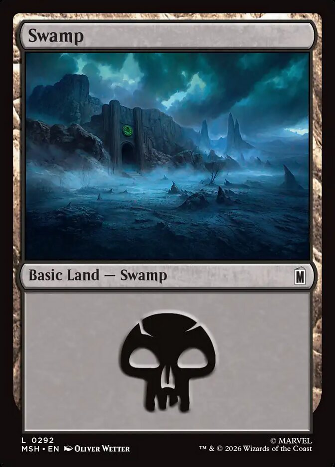 MTG Card Title: Swamp MSH/292