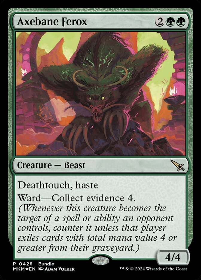 MTG Card Title: Axebane Ferox MKM/428
