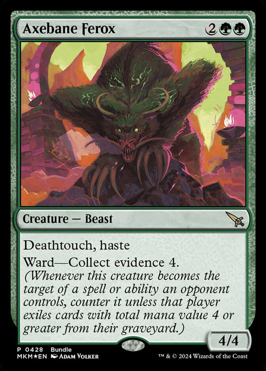 MTG Card Title: Axebane Ferox MKM/428