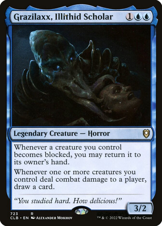 MTG Card Title: Grazilaxx, Illithid Scholar CLB/723