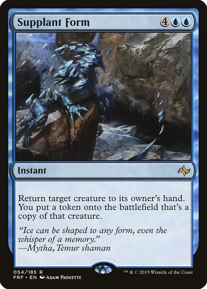 MTG Card Title: Supplant Form FRF/54