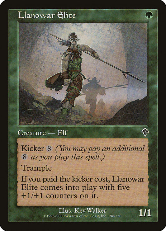 MTG Card Title: Llanowar Elite INV/196
