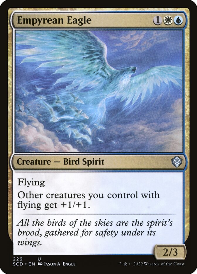 MTG Card Title: Empyrean Eagle SCD/226