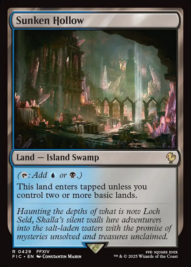MTG Card Title: Sunken Hollow FIC/429