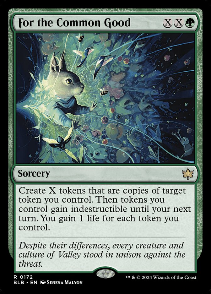 MTG Card Title: For the Common Good BLB/172