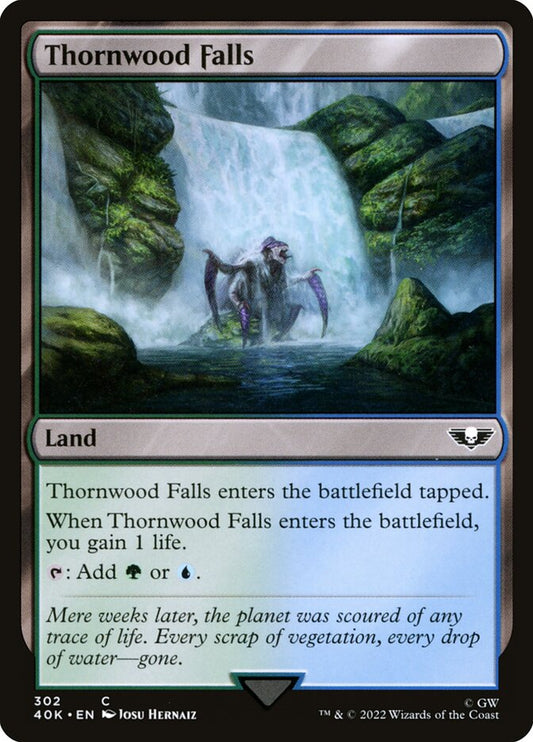 MTG Card Title: Thornwood Falls 40K/302