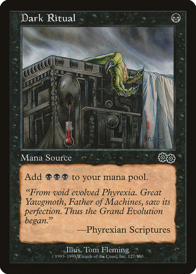 MTG Card Title: Dark Ritual USG/127