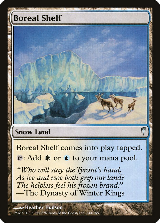 MTG Card Title: Boreal Shelf CSP/144
