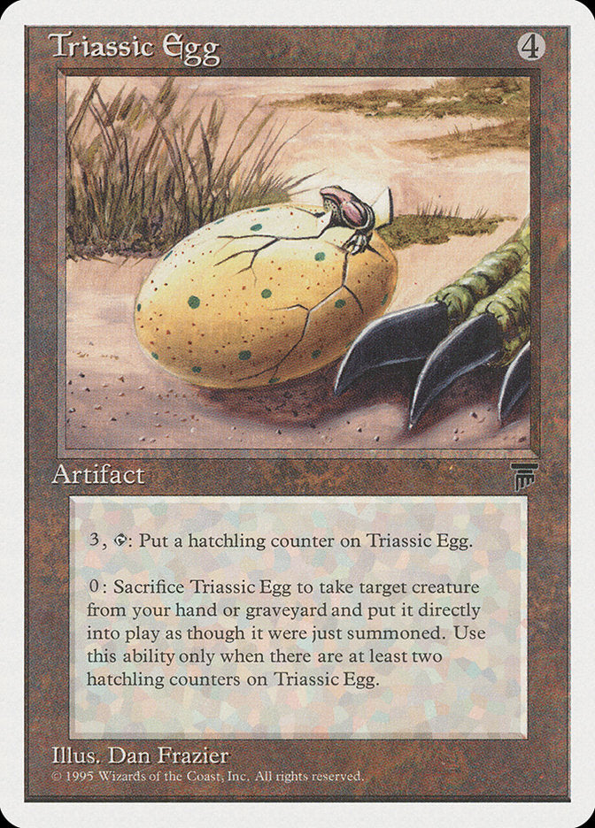 MTG Card Title: Triassic Egg CHR/110