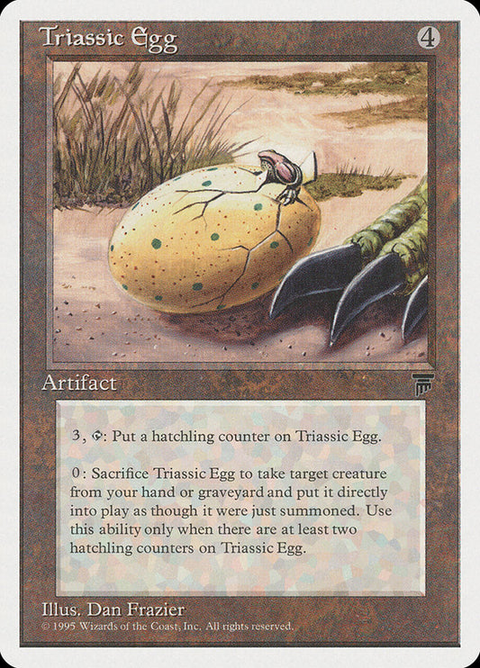 MTG Card Title: Triassic Egg CHR/110
