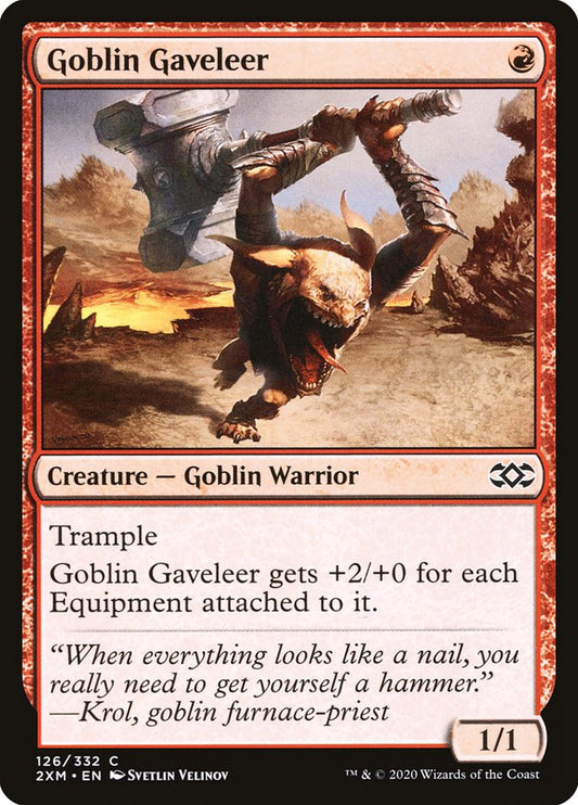 MTG Card Title: Goblin Gaveleer 2XM/126