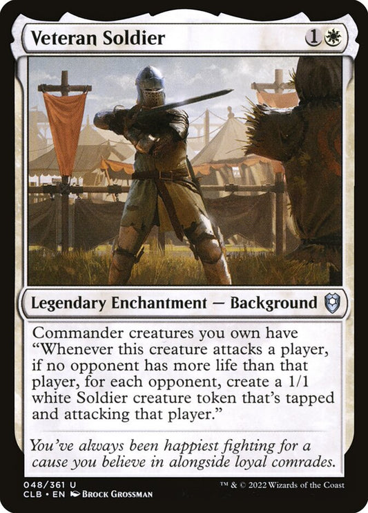 MTG Card Title: Veteran Soldier CLB/48