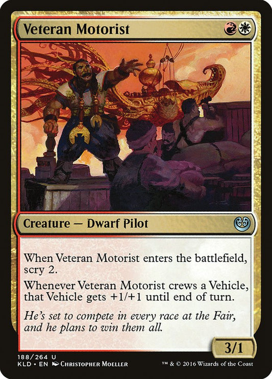 MTG Card Title: Veteran Motorist KLD/188