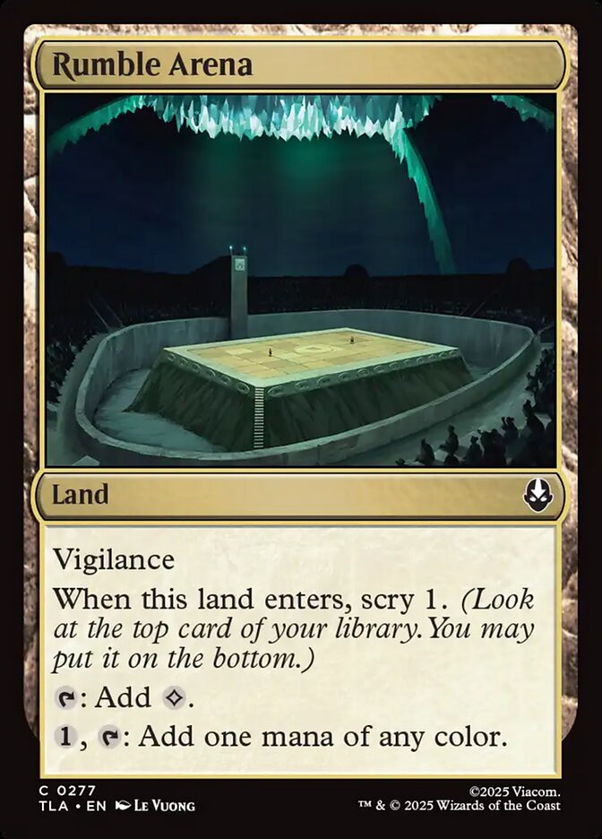 MTG Card Title: Rumble Arena TLA/277