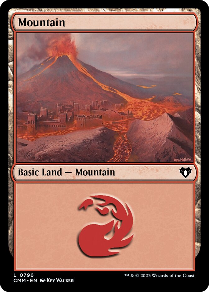 MTG Card Title: Mountain CMM/796