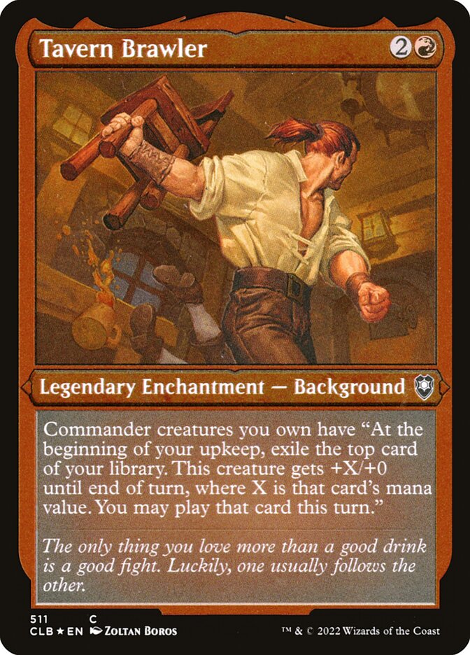 MTG Card Title: Tavern Brawler CLB/511