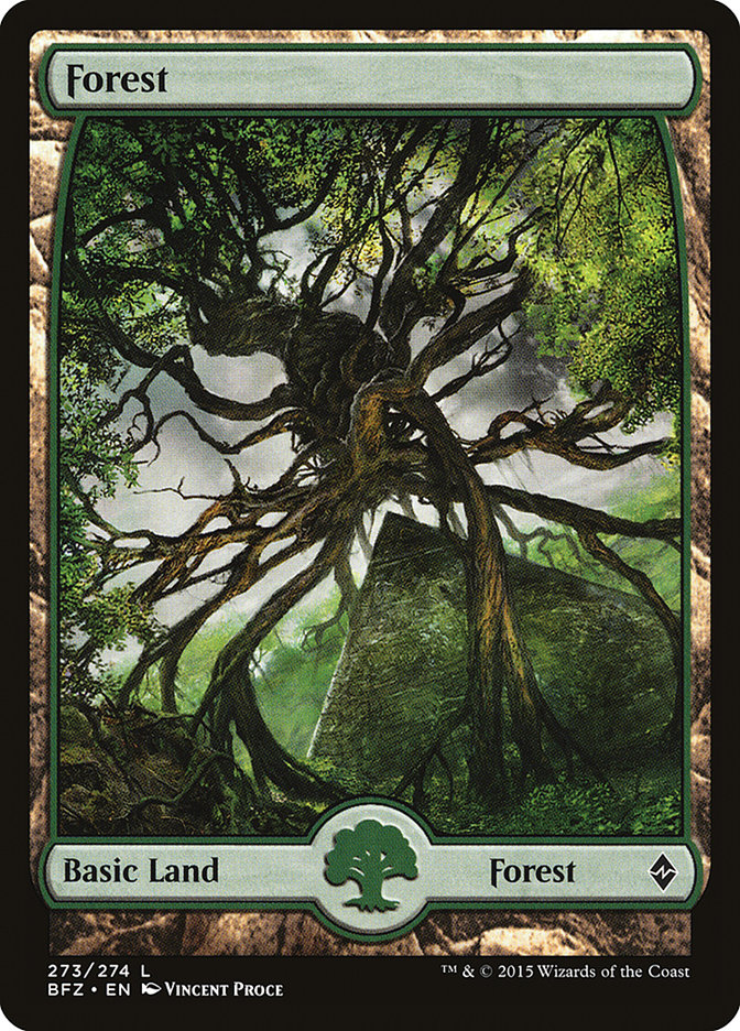 MTG Card Title: Forest BFZ/273