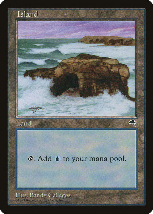 MTG Card Title: Island TMP/336