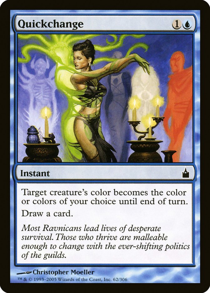 MTG Card Title: Quickchange RAV/62