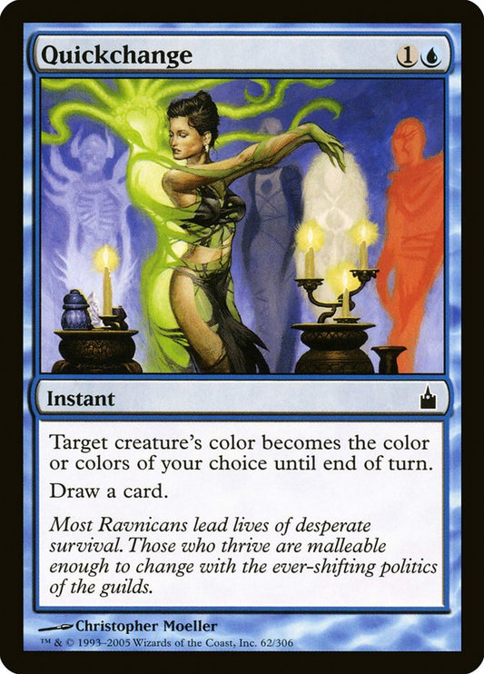 MTG Card Title: Quickchange RAV/62
