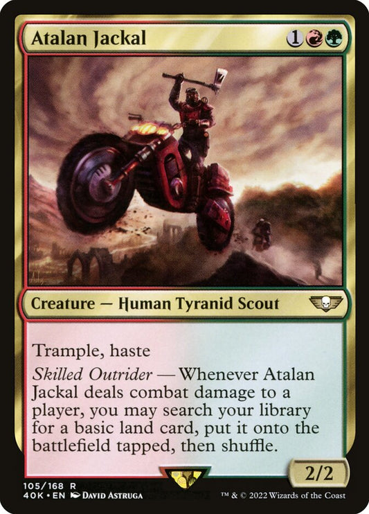 MTG Card Title: Atalan Jackal 40K/105